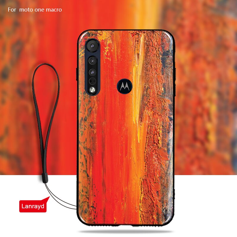 Wood grain For Moto one macro case cover Soft TPU Silicone painting For Motorola G8 Play Funda Coque Soft Bumper: For Moto G8 Play / shupi