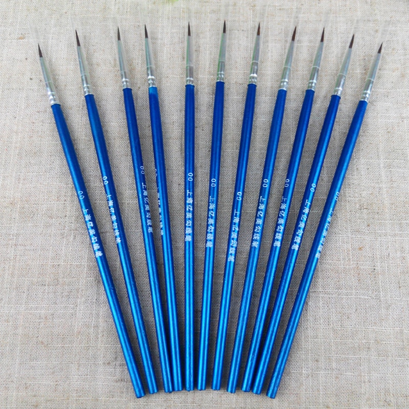 Hook Line Nylon Brush Pen Fine/Thin Small Brush Watercolor/Gouache/Acrylic/Digital Oil Painting Drawing Art Paint Brush Pen Tool