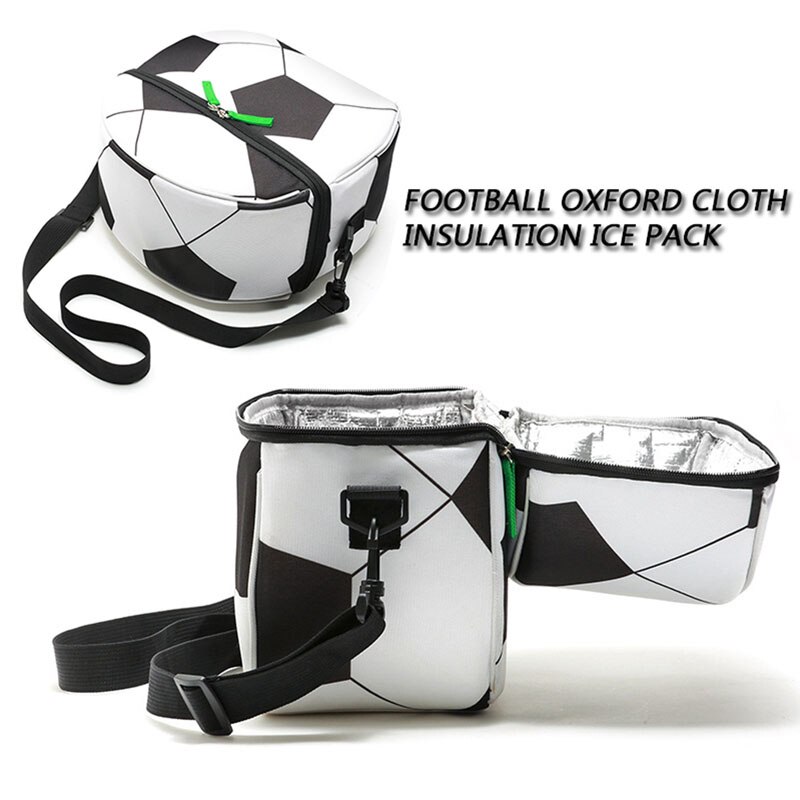 Voetbal Isothermische Tas Voedsel Koeler Mannen Lunchbox Tas Voor Kinderen School Cool Tas Voor Maaltijd Outdoor Vrouwen Thermische tas Voor Snack