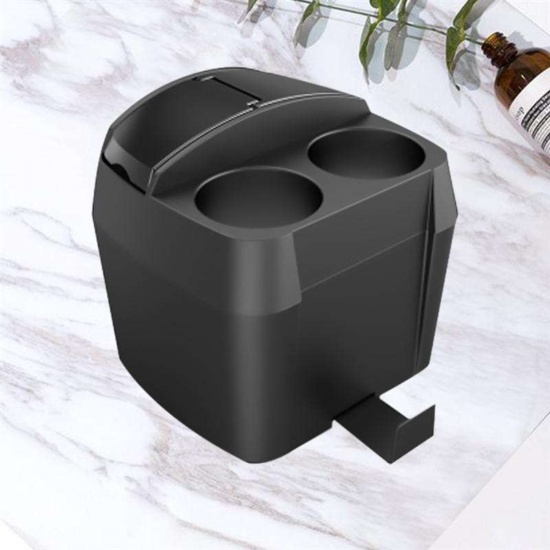 Boîte de rangement de poubelle multifonction | Pour voiture, boîte de rangement de poubelle avec support de verre pour bouteille d'eau, boîte de rangement de voiture