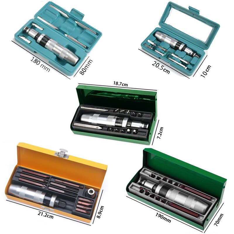 Impact Screwdriver Set Industrial Grade Multifunctional Heavy Duty Shock Screwdriver Bits Screw Extractor Repair Hand tools