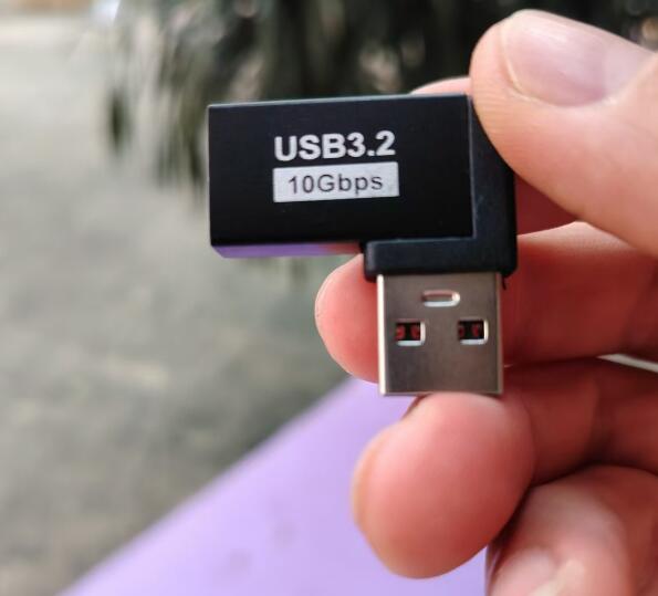 90 Degree USB 3.0 Male to Female Right Angle Extension Adapter USB Upward Elbow Adapter 10Gbps For Laptop PC Connector Converte: Orange