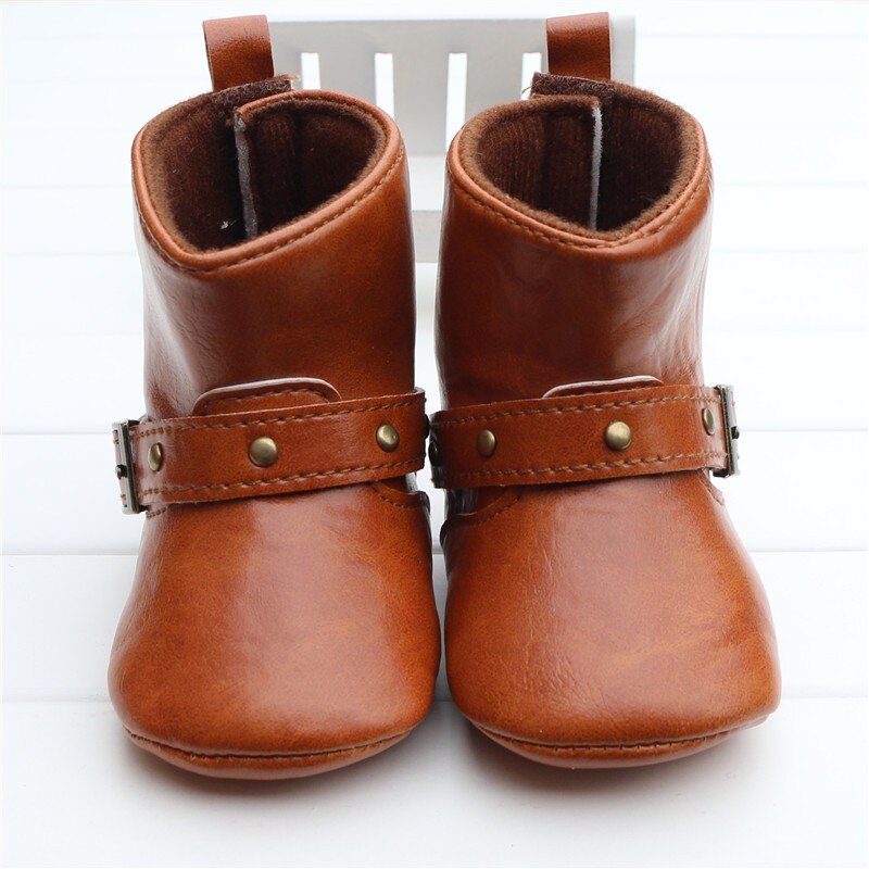 Baby Klassische Cowboy Stiefel PU Weichen Sohlen Baby Junge Mädchen Schuhe Kleinkind Stiefel Kleinkind Winter Neugeborenen Schuhe Erste Wanderer Zapatos bebe: Gelb / 3