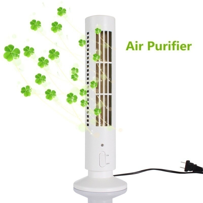 Portable Air Purifier Fresh Air Negative Ion Anion Smoke Dust Home Office Room PM2.5 Purify Cleaner Oxygen Bar Ionizer dfdf: white