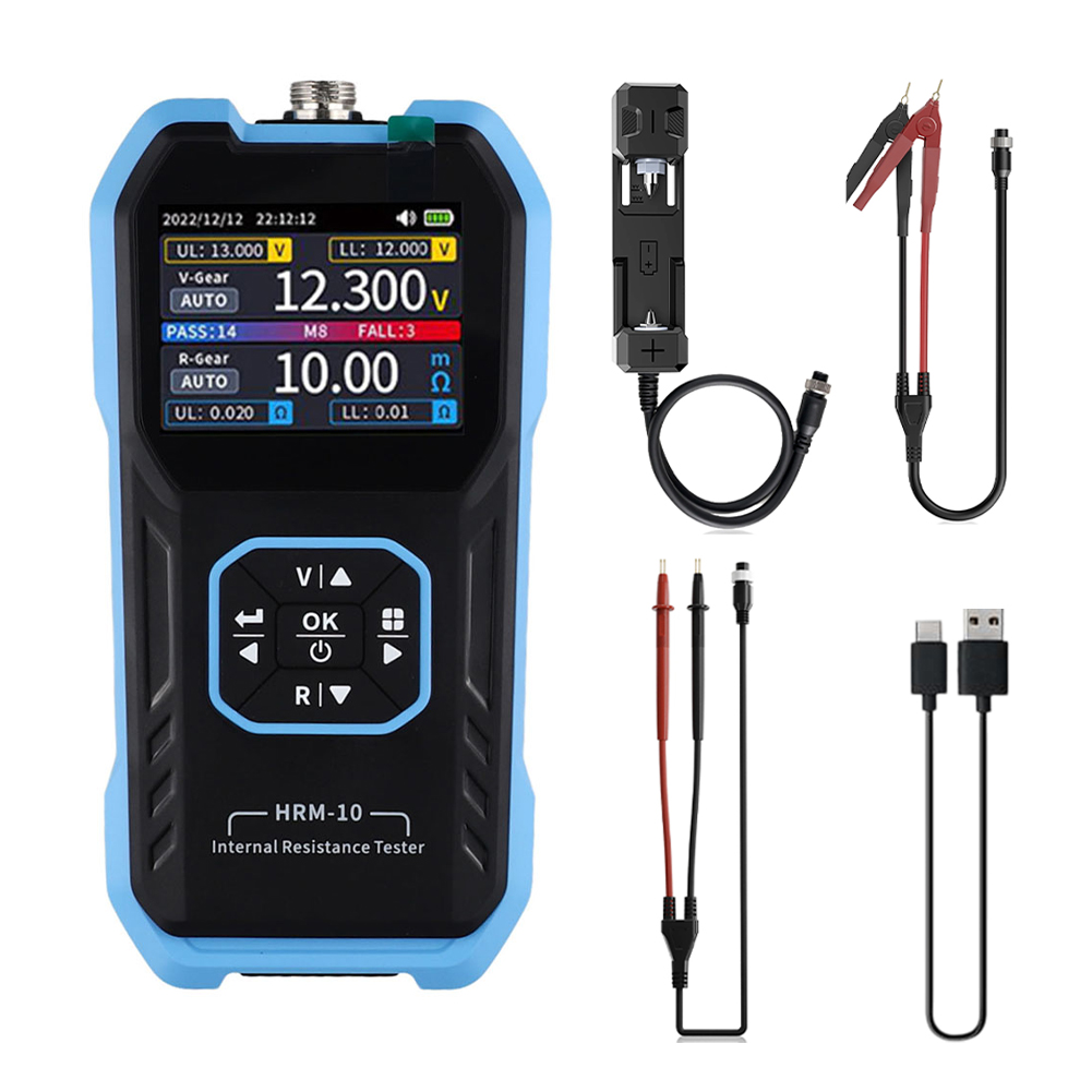 1pc Battery Voltage Internal Resistance Tester HRM-10 Internal Resistance Meter High Precision Voltage Resistance Measuring