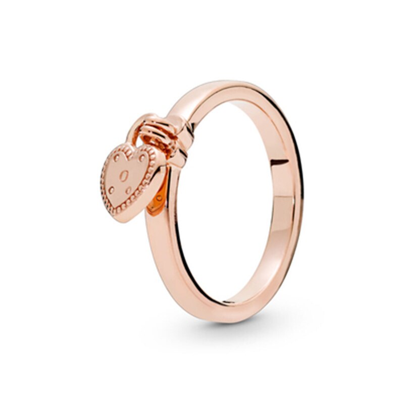 Original 925 кольцо Silver Pan Ring Valentine's Day Love Pendant Pan Ring For Women Wedding Party Jewelry