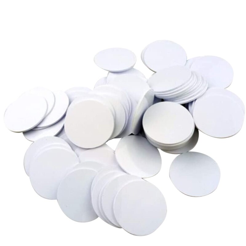 Voor Ntag215 Nfc Tags, lege Pvc Coin Nfc Kaarten Compatibel Met Alle Nfc Enabled Mobiele Telefoons En Apparaten-(30Pcs)