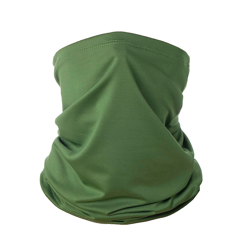 Bandana de couleur unie, haute élasticité, sans couture, guêtre, bandeau, cyclisme, alpinisme, bouclier facial, écharpe pour hommes: GRIS