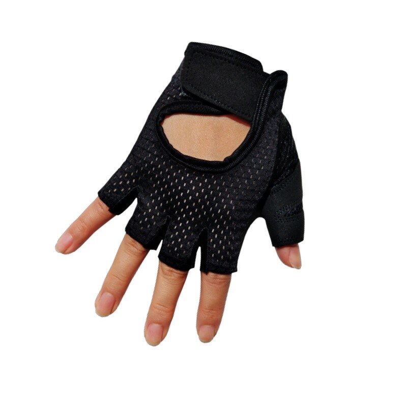 Gym Fitness Gloves Power Weight Lifting Women Men Crossfit Workout Bodybuilding Half Finger Hand Protector