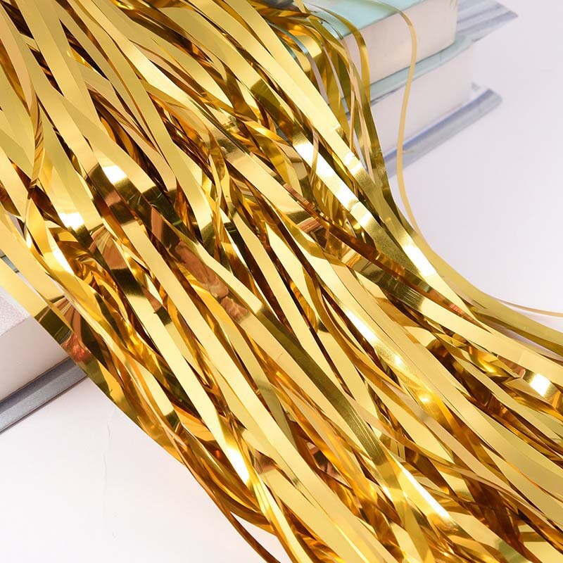 1 Pcs Door Curtain Decoration Fringe Tinsel for Birthday Party Wedding Background Backdrop P7Ding