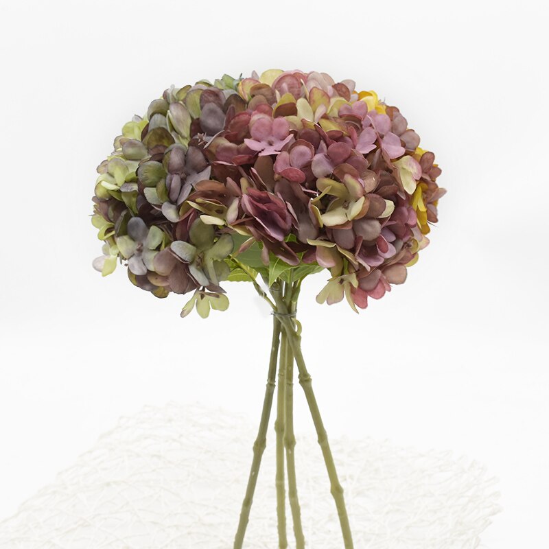 34cm Artificial Hydrangea for Home decoration accessories Diy Photo props Wine cabinet display Dining table Crafts Wedding decor