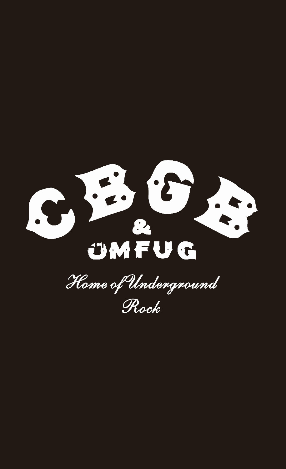 90*150 cm CBGB omfug Thuis van Ondergrondse Rock vlag