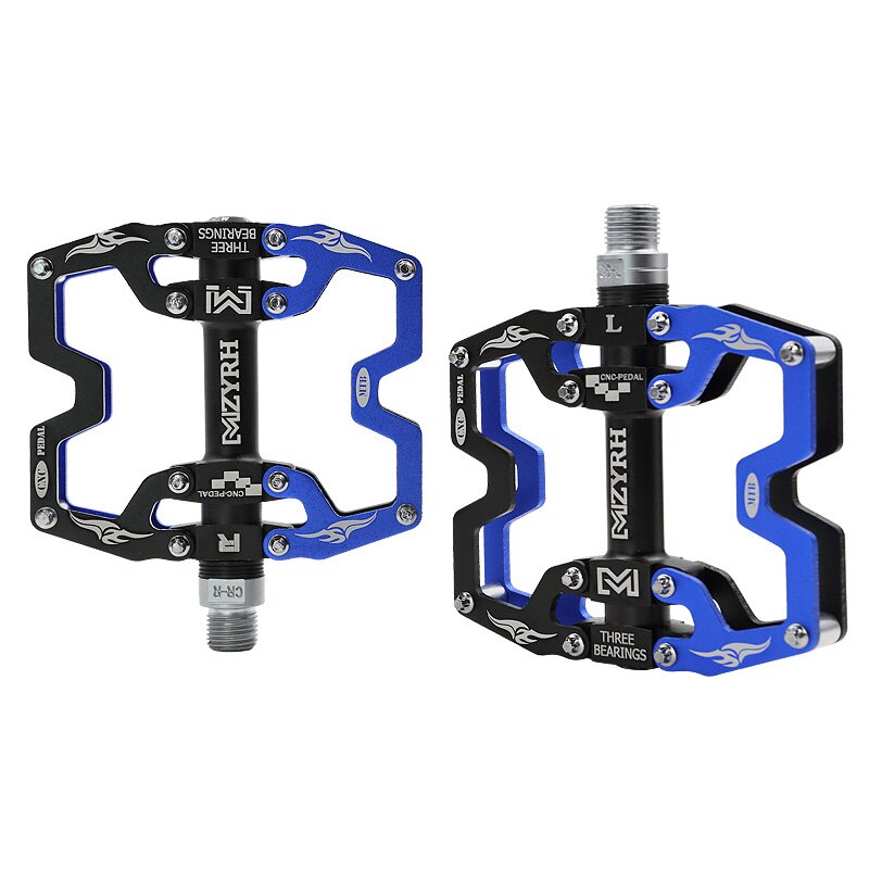 Bicycle Pedals Ultralight Aluminium Alloy Anti-Slip CNC BMX MTB Road Bike Pedal Cycling Sealed Bearing Bike Pedals: army green