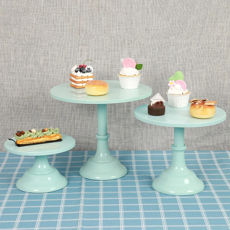 Soporte de pastel de hierro forjado, soporte de exhibición de postre para en casa, decoración de boda, bandeja de pastel de cumpleaños, bandeja de postre de fruta para té de la tarde