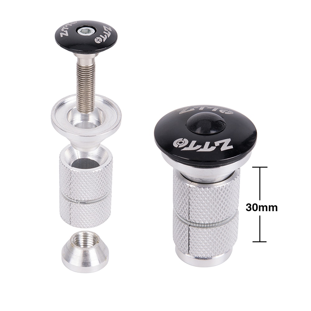 Bike Fork Steerer Headset Expander Plug Compression Compressor Adjuster Top Cap Plug Adjustable Locking Bike Expansion Screw