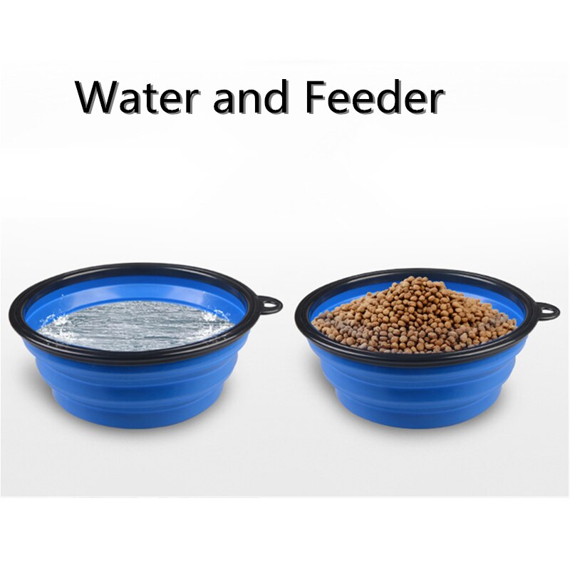 A43 2.5l siliconen voerbak voor huisdieren, opvouwbare voerbak, waterbak, draagbare supergrote voerbak, reiskommen voor grote honden