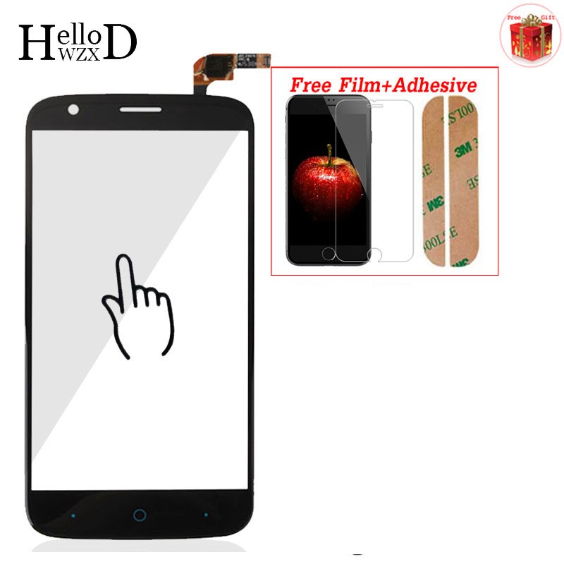 Mobile Phone Touch Glass For ZTE Blade L5 Front Touch Screen Glass Panel Digitizer Lens Sensor Adhesive + Free Screen Protector