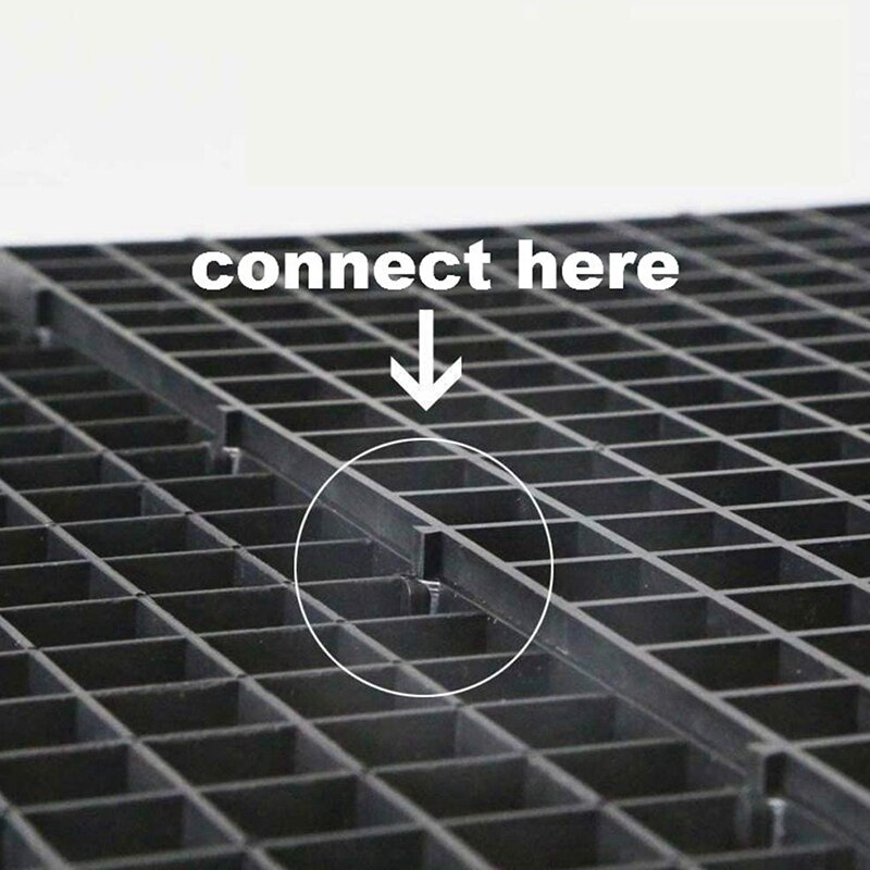 ! Aquarium Divider Tray Plastic Mesh Aquarium Egg Box Light Diffuser, Fish Tank Divider Filter Bottom Isolation