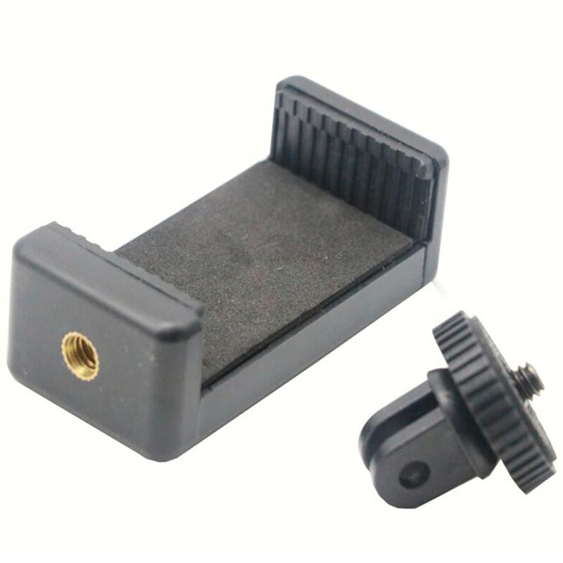 Portable Mobile Phone Clip With Screw Hole Adapter Stand Tripod Holder Mount For IPhone Samsung Huawei For Outdoor Travel: Default Title