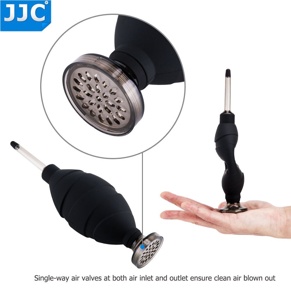 JJC Camera Lens Dust Blower Single-way Cleaner Dust-free Air Blower for Ricoh GRIII GR3 Canon EOS M200 EOS M6 Mark II Sony A7R4