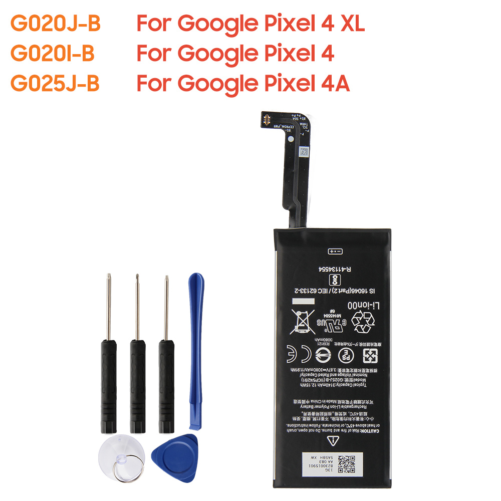 Originele Vervangende Batterij G020J-B G020I-B G025J-B Voor Google Pixel 4 Xl Pixel4 Xl Pixel4 Pixel 4 Pixel 4A Authentieke Batterij