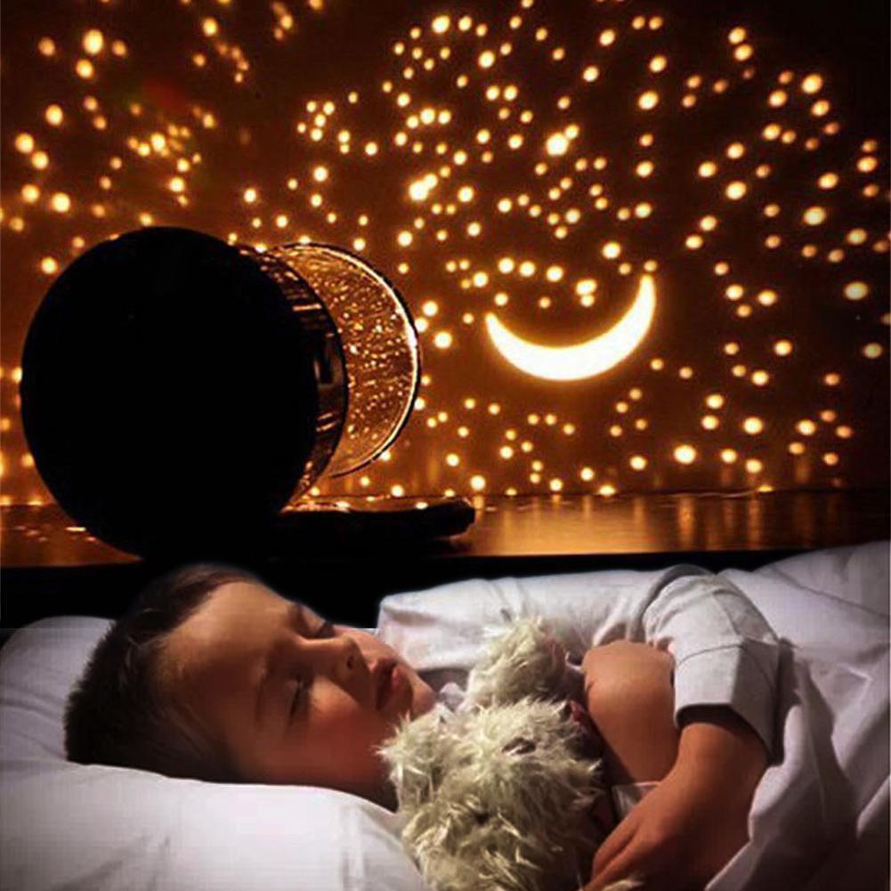 Novelty Kamer Night Light Projector Lamp 2 Modi Starry Star Sky Cosmos Master Kids Kinderen Baby Slaapkamer Slapen Lichten