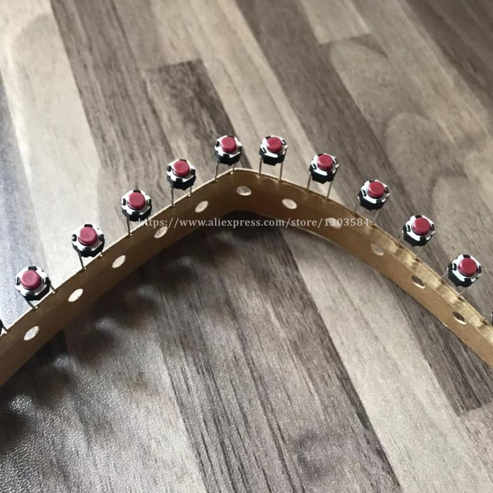 100 pièces DSG1117 commutateur Play Cue pour PIONEER CDJ-2000 CDJ-2000NXS couleur rouge