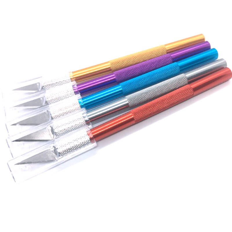 15- pack hobbymes precisiemessenset, roestvrijstalen precisiesnijder navulling hobbymes voor telefoonreparatie