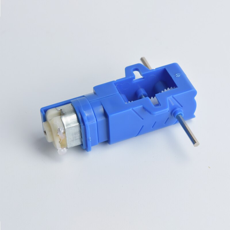Double output shaft 130 motor gearbox, six-axis gearbox, robot toy car accessories, motor gearbox