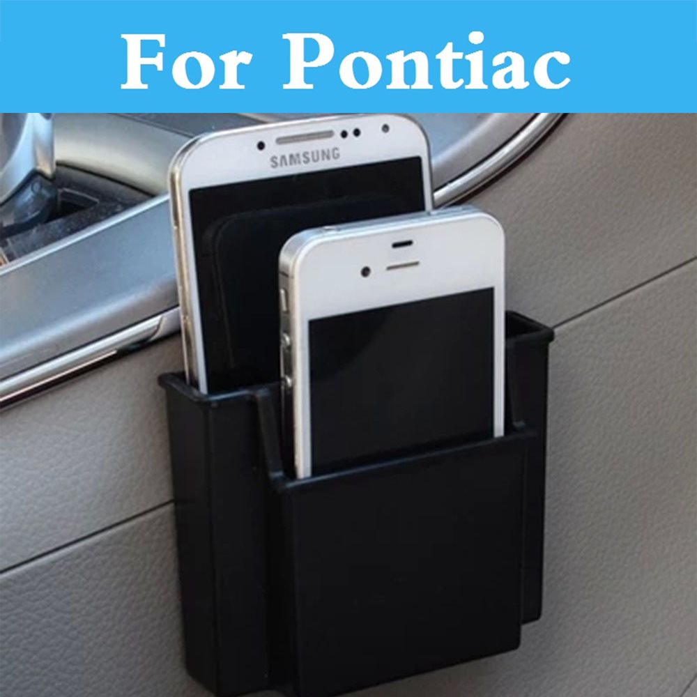 Mini Car Cell Phone Holder Charge Box Holder Pocket Organizer Storage For Pontiac G4 G5 G6 G8 Am Grand Aztec Bonneville