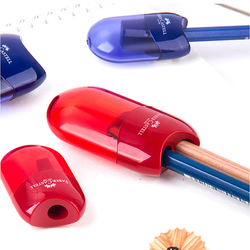 -afilador de lápices de doble agujero, bolígrafo transparente, cuchillo Kawaii, chico lápices para estudiantes, herramientas de corte, papelería, suministros escolares