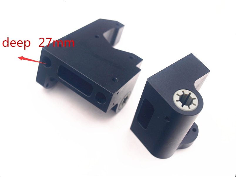 1set Prusa i3/Anet A8 upgrade X axis parts aluminum metal X axis parts X idler right/left kit with X axis belt tensioner