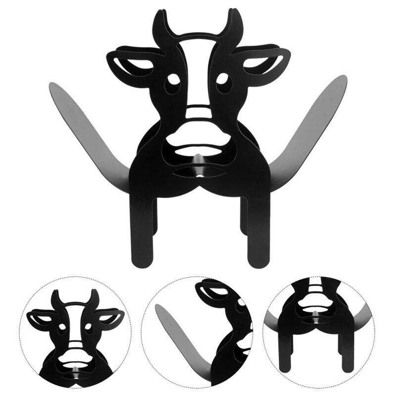 Vache noire Toilette Porte-Rouleau De Papier De Papier Hygiénique De De Stockage