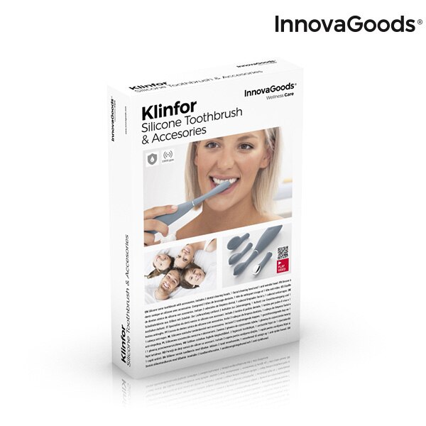 Cepillo de Dientes Sónico de Silicona con Accesorios Klinfor InnovaGoods
