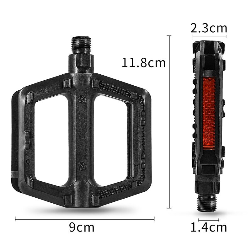 1 Paar Draagbare Fiets Pedaal Road Mountainbike Dubbele Du Pedaal Platte Platform Ultralight Seal Lagers Fietsen Deel Accessoires