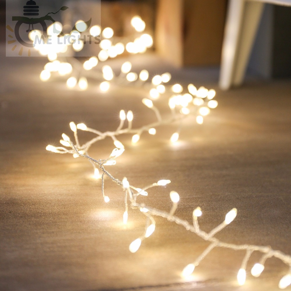 LED Cluster String Verlichting 10 Meter 300 LED Koper Fairy Party Verlichting Outdoor voor Guirlande Slaapkamer woonkamer Decoratie
