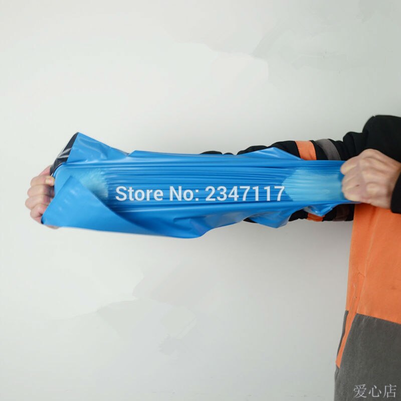100 STKS Blauw Kleur Zelfsluitende Plastic Poly Envelop/mailing zak/Courier Mailer Express Bag