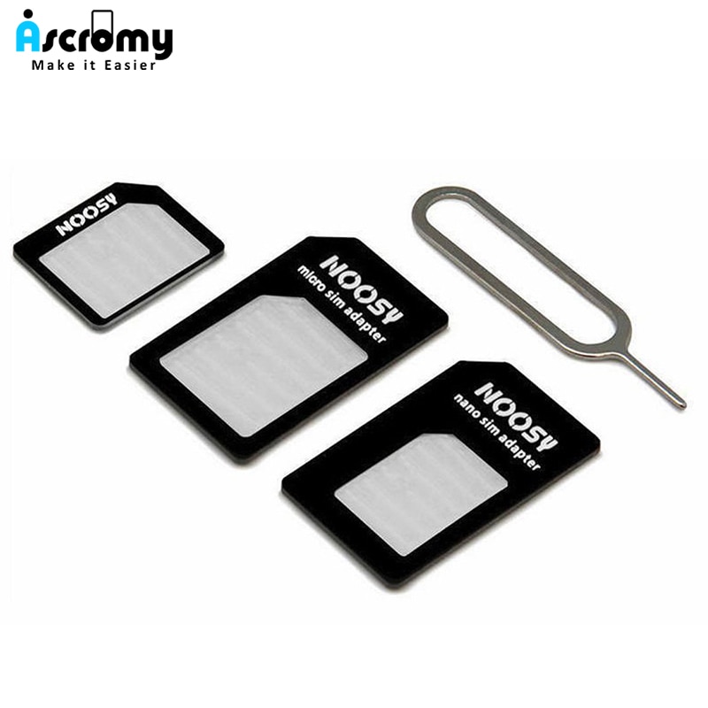 100 stks Micro Nano SIM Card Adapter Connector Kit Voor iPhone 6 7 plus 5 s 5 Huawei P8 lite p9 Xiaomi Redmi 4 Pro 3 Mi5 sims houder