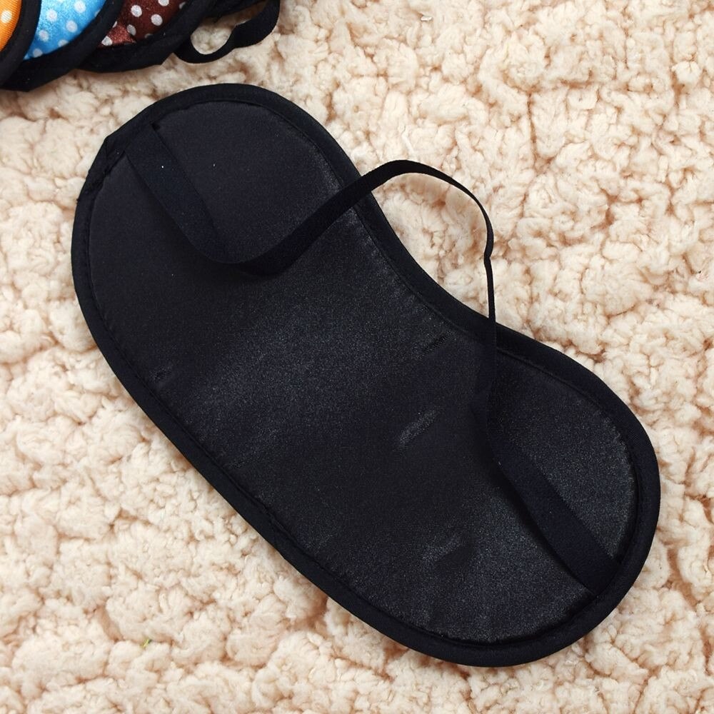 Rea flerfärgad små prickar ögonmask för att sova avkopplande resa rolig anti snarkning söt bomull unisex