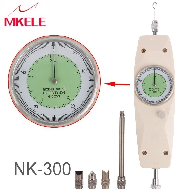 Nk -300 dynamometer mätinstrument dragkraft vridmoment testare analog tryck dragkraft mätare spänningsmätare