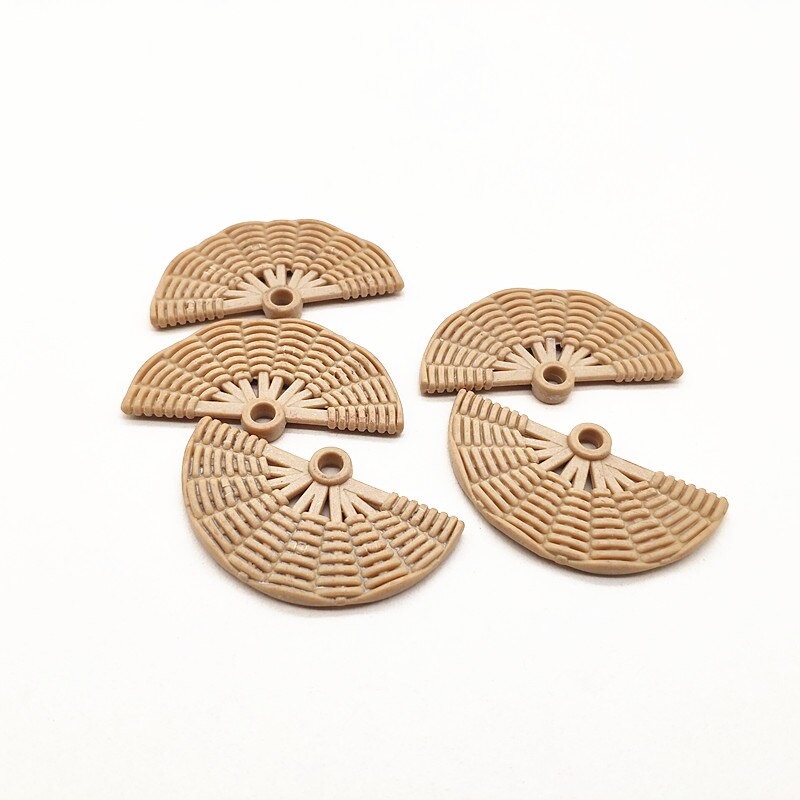 Acrylic Sector Charms - 100pcs - 48x26mm - for Earrings & Jewelry Making
