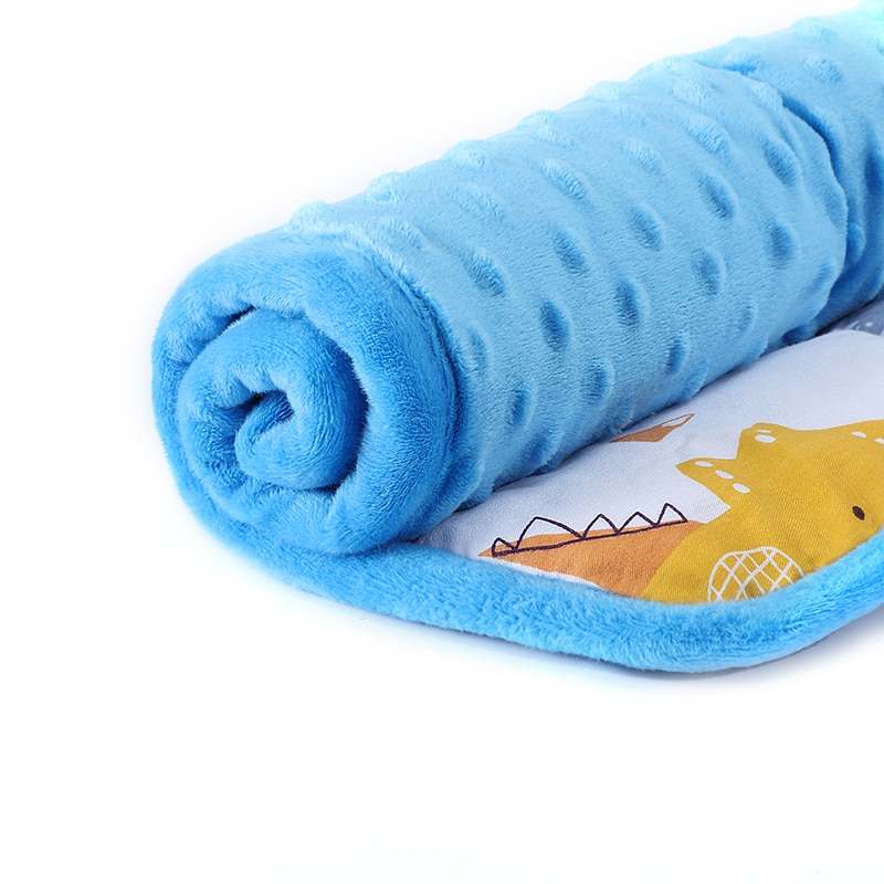 Sensory Weighted Lap Pad for Kids 56x36cm Blue Dots Weighted Blankets Knee Lap Blanket for Kids Autism ADHD Special Needs