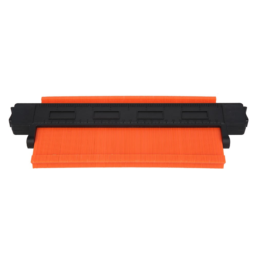Lock Wider Contour Gauge Profile Tool Alloy Edge Shaping Wood Measure Ruler Laminate Tiles Meethulp Gauge Wood Marking Tool: Silver
