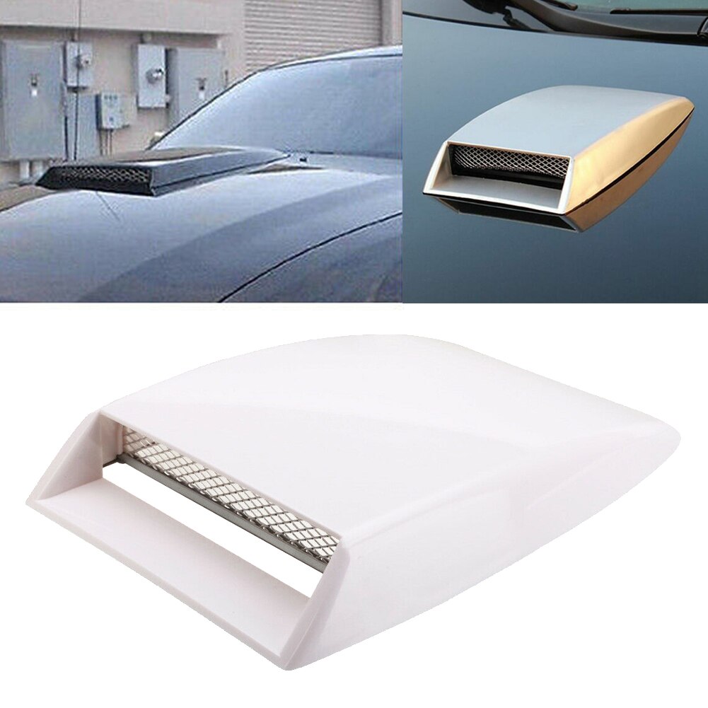 1 Pc Universele Auto Decoratieve Air Flow Intake Hood Scoop Vent Bonnet Cover Kappen Air Flow Intake Air Flow Vent