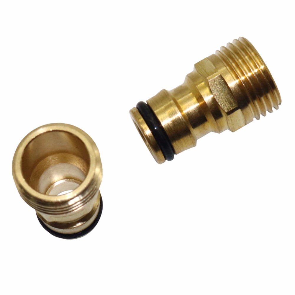 5 Pcs Quick Connector Garden Irrigation Connectors Full copper material 1/2 inch Threaded joints