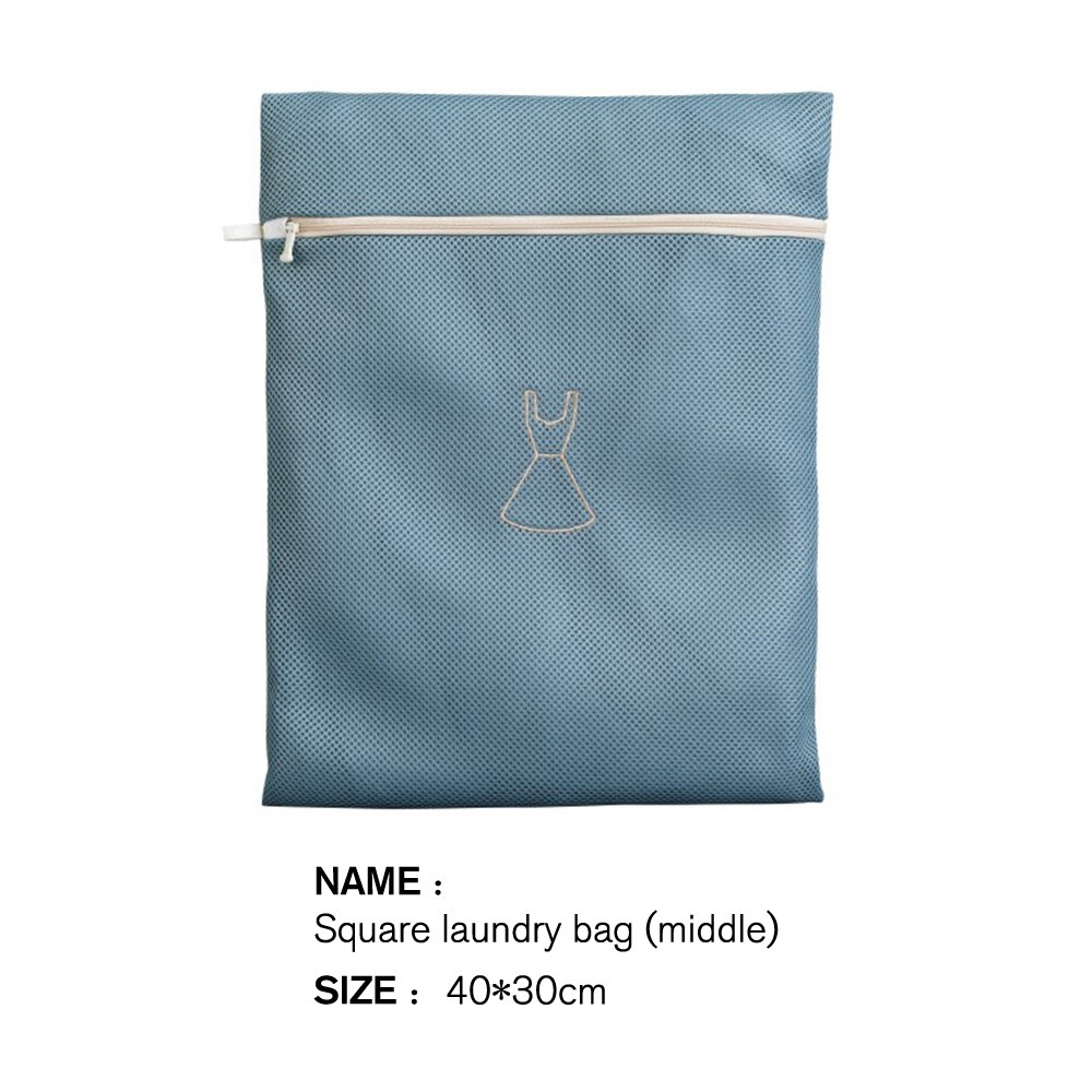 Bolsas de lavandería de viaje antifricción con patrón de estilo mixto bordado grueso: 40x30cm