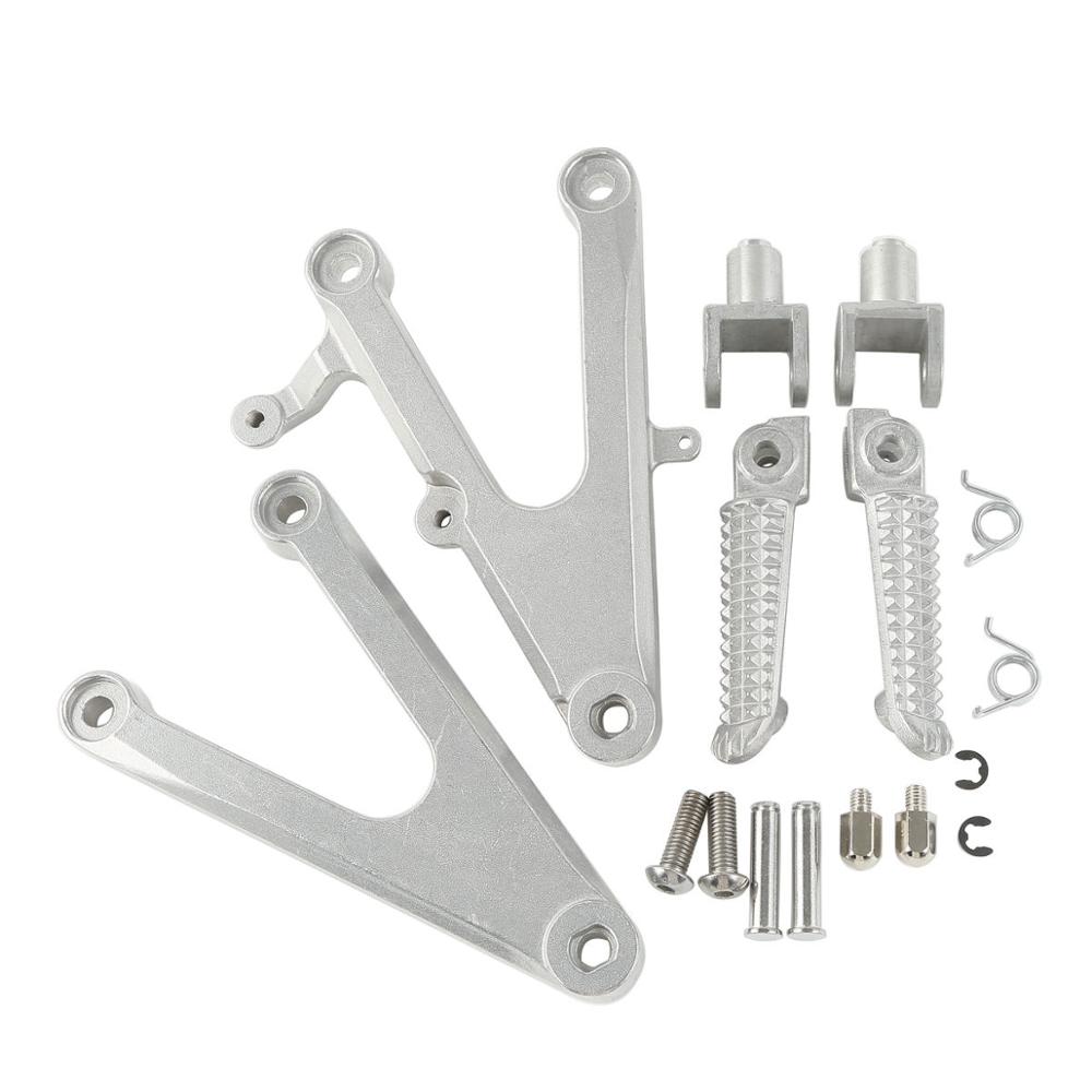 Motorfiets Aluminium Front Voetsteunen Footrest Beugels Voor Yamaha Yzf R1 YZFR1 2002-2003 02 03