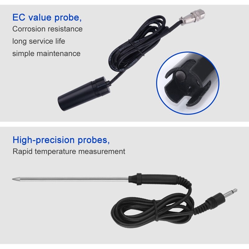 EC-8423 2 In1 TEMP EC Tester Digital EC Meter Conductivity Meters Water Test Tool for Pool Drink Water Aquarium