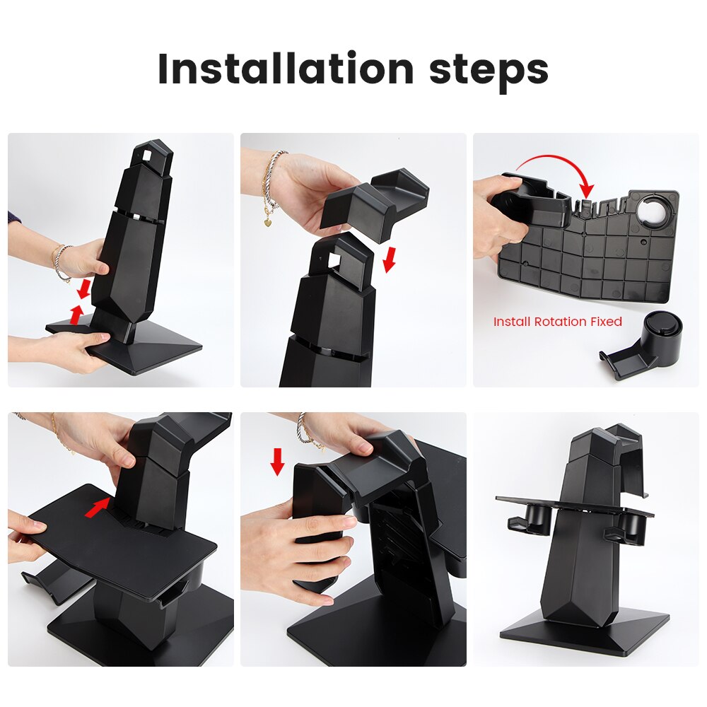 Oculus Quest 2 VR Stand Headset Display Controller Holder Mount Station For Oculus Rift Vs/Valve Index/HTC Vive VR Accessories