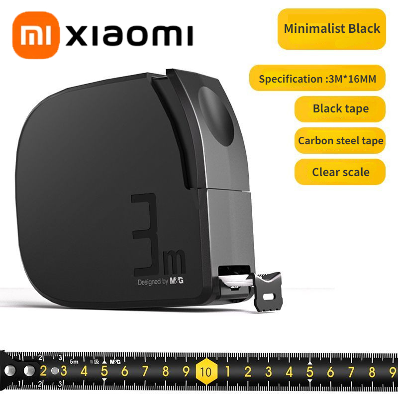 Xiaomi 5M MaßBand Verdicktes Hochpräzises Stahlband MaßBand Multifunktionale Haushalt Holzbearbeitung Tragbare Messwerkzeuge: verrotten, Silber Tonne
